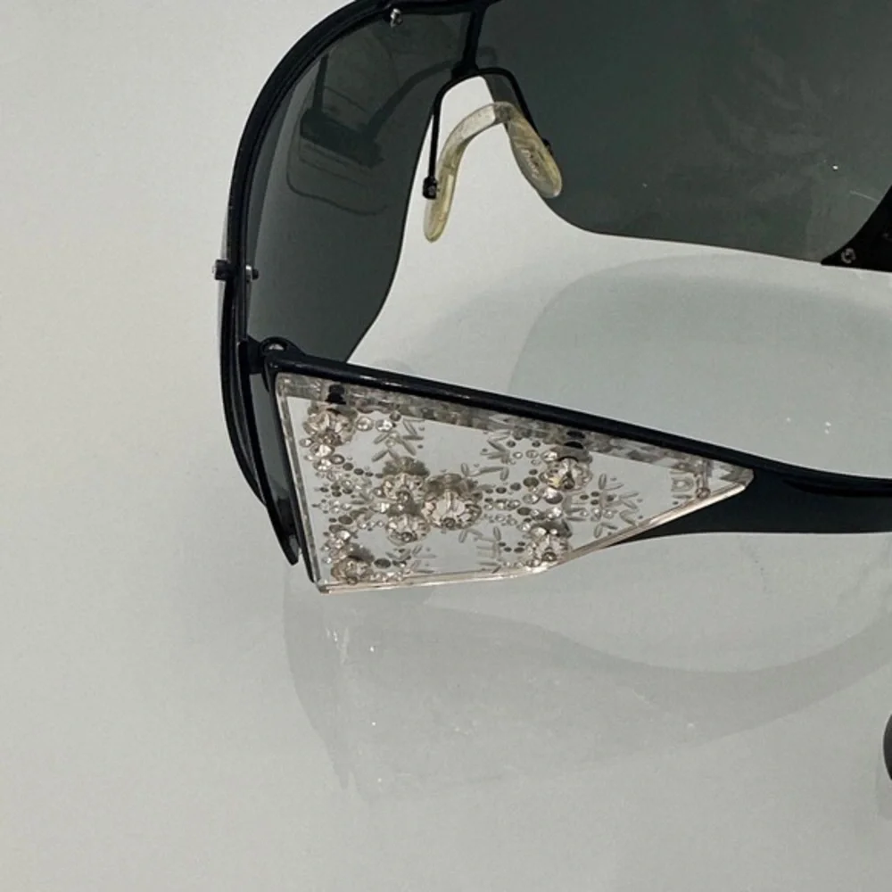 Christian Dior Swarovski Grand Salon Sunglasses.Black - Picture 5 of 7